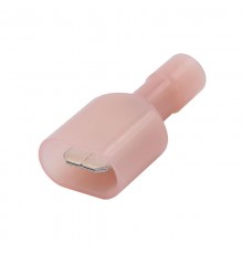 Наконечник плоский, полностью изолир. (вилка), 0,25-1,5мм.кв. 6,3х0,8мм.  2A22TP  DKC