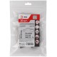Клемма  NO-225-366 быстрозажимная 773-608 прозрачная 8-проводная 0.75-4.0 мм2 упаковка 20 шт  Б0067911  ЭРА