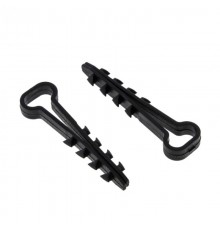 Дюбель-хомут (6х12) полипропилен черный (50шт.) EKF PROxima  plc-cd-6x12b  EKF