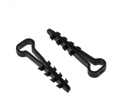 Дюбель-хомут (6х12) полипропилен черный (50шт.) EKF PROxima  plc-cd-6x12b  EKF