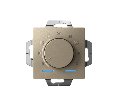 AtlasDesign Термостат электронный теплого пола с датчиком, 10A, механизм, Шампань  ATN000535  SE