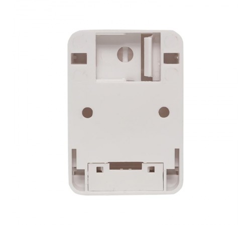 Корпус настенной розетки TERACOM PRO на 1 модуль Keystone со шторкой и маркером белый  TRP-EBOX-1KSTN-WH  EKF