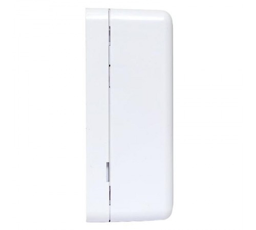 Корпус настенной розетки TERACOM PRO на 1 модуль Keystone со шторкой и маркером белый  TRP-EBOX-1KSTN-WH  EKF