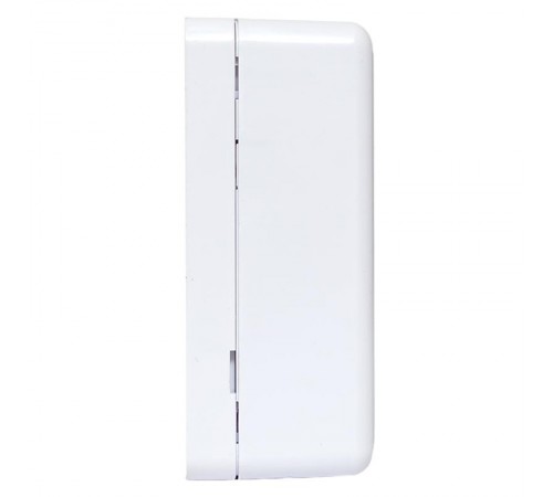 Корпус настенной розетки TERACOM PRO на 1 модуль Keystone со шторкой и маркером белый  TRP-EBOX-1KSTN-WH  EKF