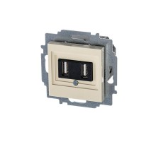 ABB Levit Слоновая кость USB зарядка 2-ая  5014H-A00040 17W  2CHH290040A6017  ABB