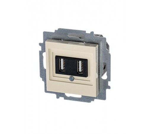 ABB Levit Слоновая кость USB зарядка 2-ая  5014H-A00040 17W  2CHH290040A6017  ABB