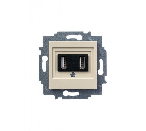 ABB Levit Слоновая кость USB зарядка 2-ая  5014H-A00040 17W  2CHH290040A6017  ABB