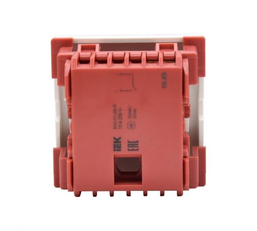 Выключатель одноклавишный на 2 модуля. ВКО-21-00-П  CKK-40D-VO2-K01  IEK