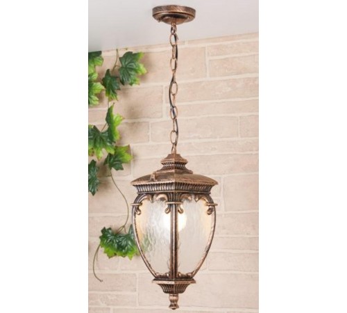 Светильник садово-парковый GLYF-8024H Andromeda H черное золото подвесной  a027997  Elektrostandard