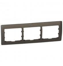 Galea Life Темная Бронза Рамка 3-я гориз  771203  Legrand