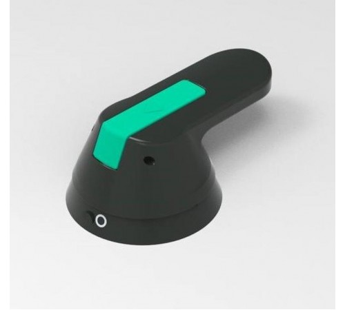 ВЫНОСНАЯ КОРОТКАЯ ЧЁРНАЯ ПОВОРОТНАЯ РУКОЯТКА ДЛЯ ФРОНТАЛЬНОЙ УСТАНОВКИ НА SD160-250  SSDERHFR15B1625  SE