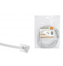 Телефонный удлинитель народный 10м, белый  SQ0116-0005  TDM