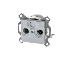 ABB Levit Серый Розетка TV-R оконечная  5011H-A03503 16W  2CHH083503A6016  ABB