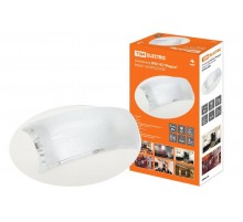 Светильник под лампу НПО 102 Медуза 25Вт КЛЛ E27 IP20 белый  SQ0328-0004  TDM