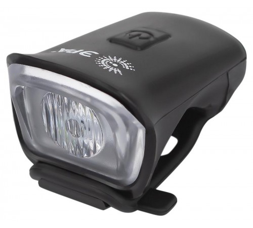 Фонарь светодиодный велосипедный VA-701 6Вт, SMD, аккумуляторный, передний, micro USB, черный  Б0052321  ЭРА