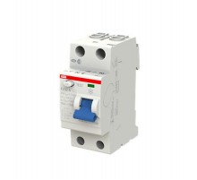 Выключатель дифференциальный (УЗО) F202 2п 25А 30мА тип A  2CSF202101R1250  ABB