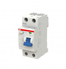 Выключатель дифференциальный (УЗО) F202 2п 25А 30мА тип A  2CSF202101R1250  ABB