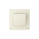 Blanca Молочный С/У IP44 Переключатель 1-клавишный (сх.6), 10AX, 250В  BLNVS410602   SE