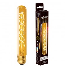 Лампа накаливания ЛОН Vintage IL-V-L32A-60/GOLDEN/E27 CW01  "цилиндр", длина 185 мм. нити CW  UL-00000485  Uniel