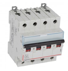 Выключатель автоматический четырехполюсный DX3-E 6000 63А C 6кА  407311  Legrand