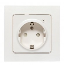 Умная розетка Стокгольм 1-местная 16А белый Zigbee  СonnectRCS-ST16-WD-ZBEKF