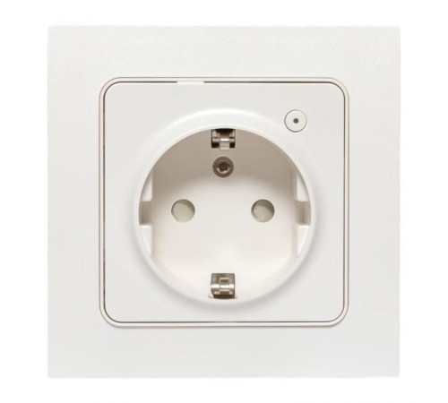 Умная розетка Стокгольм 1-местная 16А белый Zigbee  СonnectRCS-ST16-WD-ZBEKF