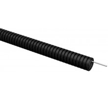 ELASTA Труба гофрированная ПВХ d=20мм с зондом черная (100м)  ET-TG21-121-020-100-K02  IEK