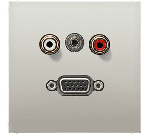 2x Cinch Audio (RCA) / Stereo Jack (TRS 3.5 mm) / VGA MAES1072 Jung