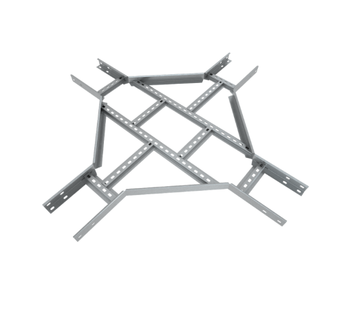 Х-разветвитель лестничный 100х100х1,5 мм "Быстрый монтаж"  LXDS100-100-1.5  КМ-профиль