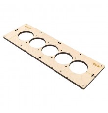 Шаблон для подрозетников c 5 отв. диам. 68 мм EKF Expert  sh-d68-5  EKF