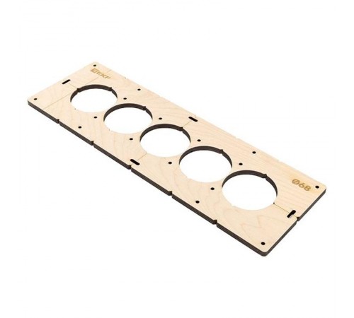 Шаблон для подрозетников c 5 отв. диам. 68 мм EKF Expert  sh-d68-5  EKF