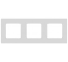 Рамка для розеток и выключателей  Серия 12 12-5203-01 на 3 поста, Классик, белый  Б0067719  ЭРА