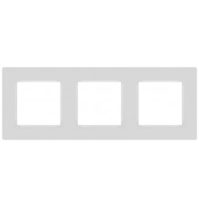 Рамка для розеток и выключателей  Серия 12 12-5203-01 на 3 поста, Классик, белый  Б0067719  ЭРА