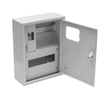 Щит учетно-распределительный навесной счетчик на дин-рейку ЩРУН 1/9 Э с окном (ВхШхГ) 360x280x110мм IP31 Basic  mb23-1/9e-bas  EKF