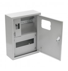 Щит учетно-распределительный навесной счетчик на дин-рейку ЩРУН 1/9 Э с окном (ВхШхГ) 360x280x110мм IP31 Basic  mb23-1/9e-bas  EKF