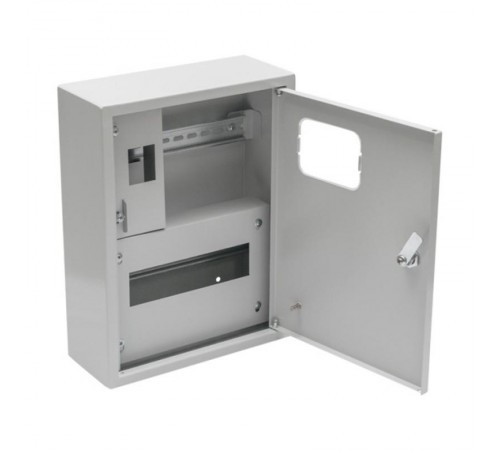 Щит учетно-распределительный навесной счетчик на дин-рейку ЩРУН 1/9 Э с окном (ВхШхГ) 360x280x110мм IP31 Basic  mb23-1/9e-bas  EKF