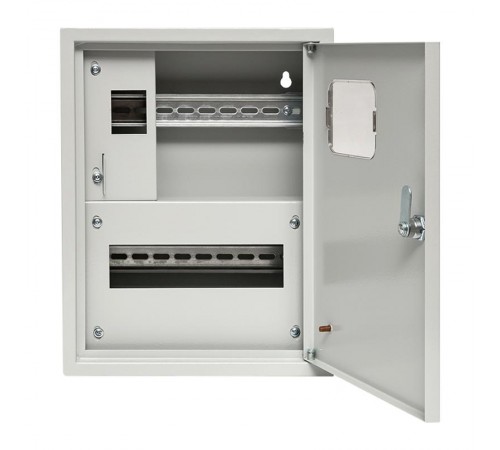 Щит учетно-распределительный навесной счетчик на дин-рейку ЩРУН 1/9 Э с окном (ВхШхГ) 360x280x110мм IP31 Basic  mb23-1/9e-bas  EKF