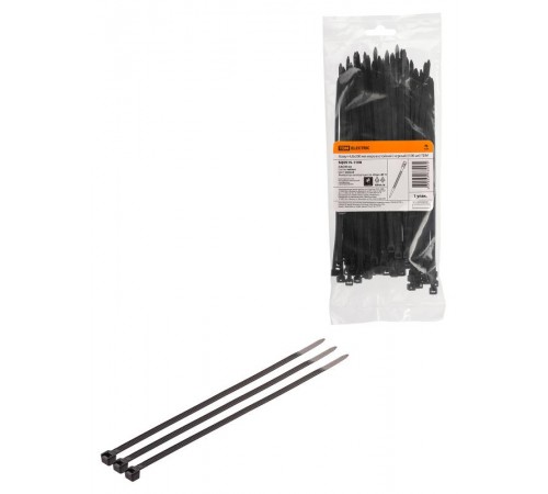 Хомут 4,8х200 мм морозостойкий (черный) (100 шт)  SQ0515-1108  TDM