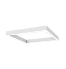 Светодиодный светильник Х-line квадратный подвесной 80 Вт 3000 К 1062x1062x100 мм RAL9003 белый муар  V1-R0-1S823-02OP0-4008030  VARTON