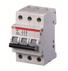 Рубильник 3 пол. E203g 100A рычаг серый  2CDE283001R1100  ABB