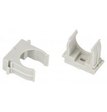 Крепеж клипса для труб  CLIP-25-G-MP d 25мм серый для монтажного пистолета (прямой монтаж) 50шт CLIP-25-G-MP  Б0062105  ЭРА