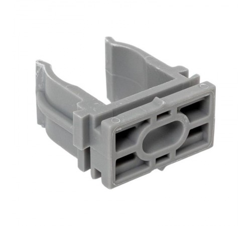 Крепеж-клипса для ручного монтажа d20 мм (10 шт) серая -Plast derj-z-20sn-r  EKF