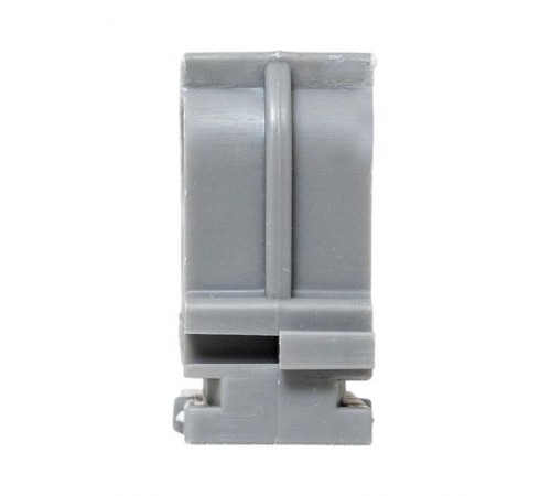 Крепеж-клипса для ручного монтажа d20 мм (10 шт) серая -Plast derj-z-20sn-r  EKF