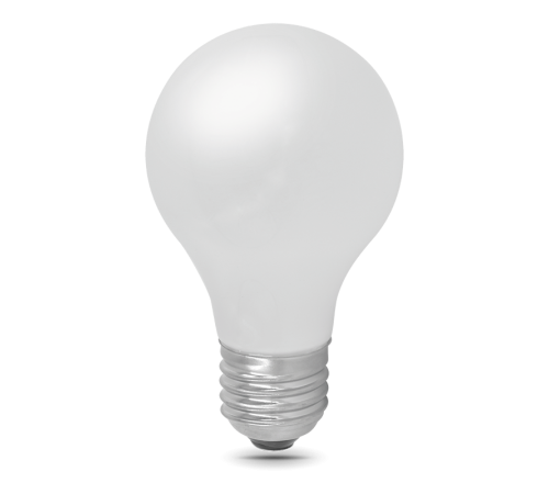 Лампа светодиодная Black LED Filament A60 OPAL E27 10W 860lm 4100К  102202210  Gauss