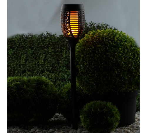 Cветильник садовый декоративный Факел на солнечной батарее, ERASF012-35 72 см  Б0044243  ЭРА