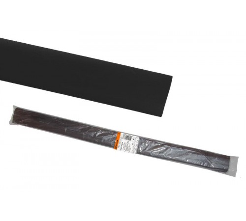 Термоусаживаемая трубка ТУТнг 16/8 черная по 1м (50 м/упак)  SQ0518-0242  TDM