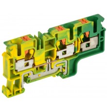 Колодка клеммная CP-MC-PEN земля 3 вывода 10мм2  YCT22-03-3-K52-010  IEK