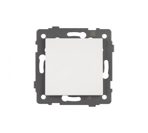 Механизм выключателя одноклавишный непроходной SWT-MK01-PL-WH-V (250V, 10A) (Arlight, -)  049867  Arlight