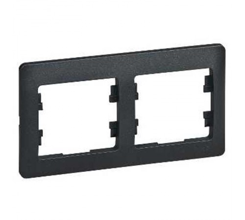 Glossa Антрацит Рамка 2-ая, горизонтальная  GSL000702  SE