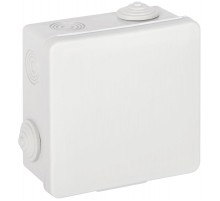 Коробка распределительная о/у 100х100х50мм с гермовводами 8 вх. IP54 KOR-100-100-50-8g  Б0037441  ЭРА